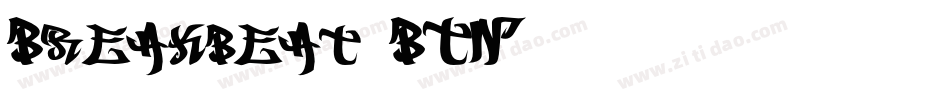 Breakbeat BTN字体转换